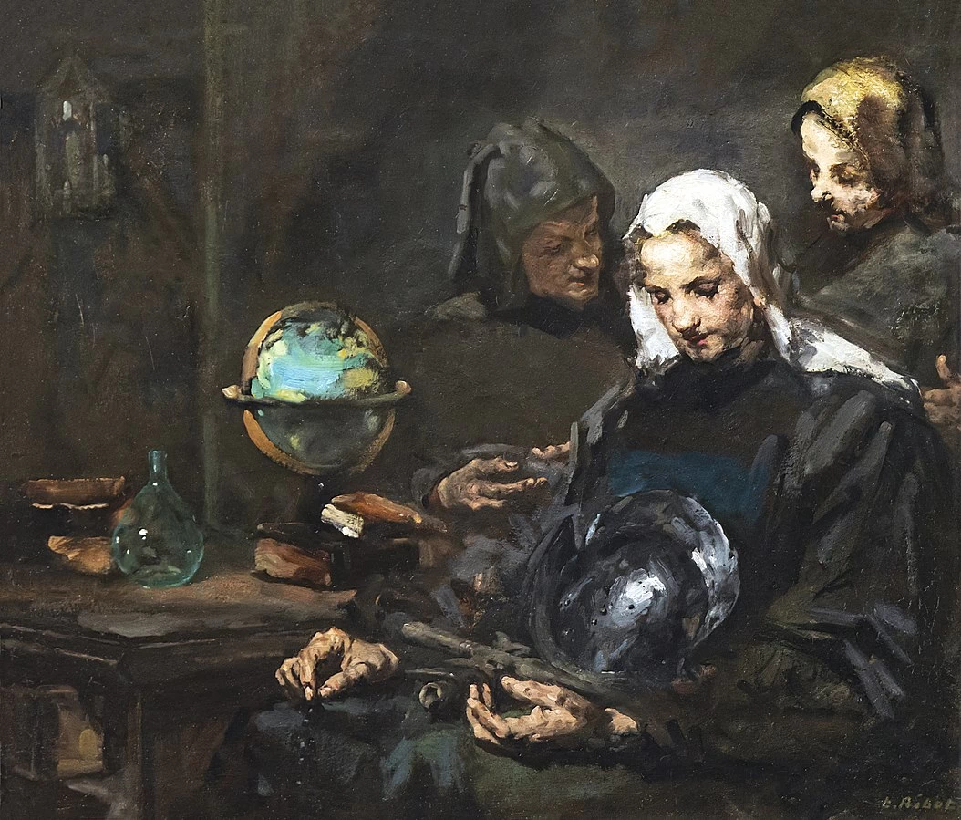 Augustin Théodule Ribot - Dall'antiquario, Musée des Beaux, Arts de la ville de Paris